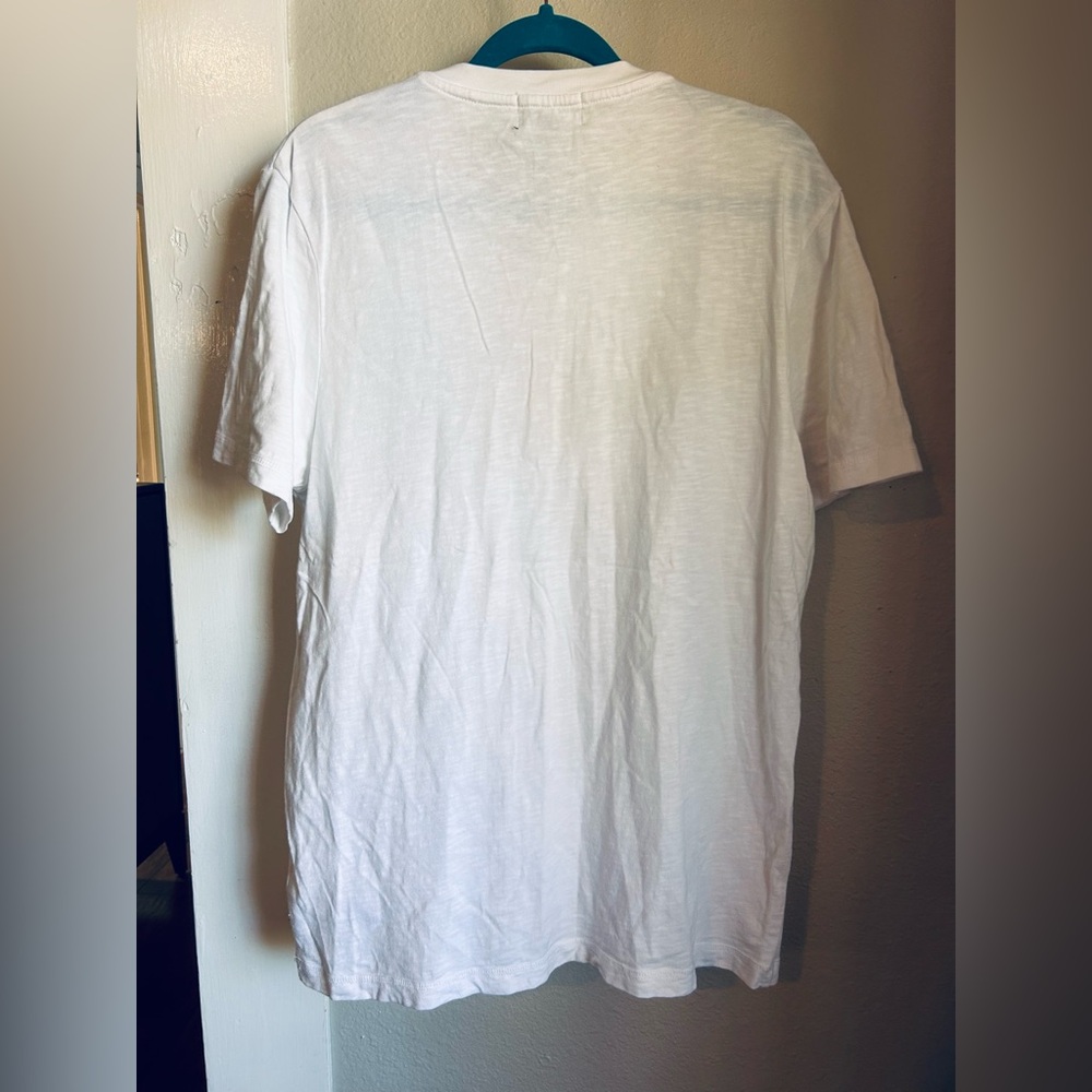 True Religion White Mens T-shirt Size M - Picture 2 of 5